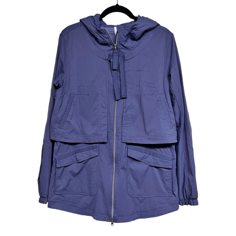 Lululemon Yogi‎ Anorak Jacket Cadet Blue Women’s Size 10